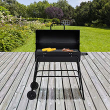Relaxdays Griglia Portatile XXL, Instant Barbecue con Coperchio, Aerazione Regolabile, Stabile,HLP 96,5x103x64,5 cm,Nero