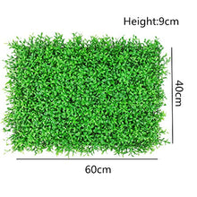 EXCLVEA Decorazione Schermo Foglia Finta all'aperto 12 Pezzi Artificiale bosso Pannelli Faux Hedge impianto USA for Recinzione dello Schermo di segretezza Backyard Giardino Spazi Verdi Sfondo
