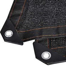 XIAOXIAO Rete ombreggiata Reticolato Dell'ombra 85% Sunblock Nero Maglia in Tessuto Resistente Ai Raggi UV for Bordo Nastrato Netto Dell'ombra della Pianta della Serra (Size : 3x5m)