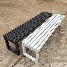 GaoF Terrazza Parco panchina da Giardino panchina per Il Tempo Libero, Panca da Esterno 2-3 posti Sedia a Sdraio in Metallo, mobili da Giardino Sedia da Veranda Resistente alle intemperie per Ponte