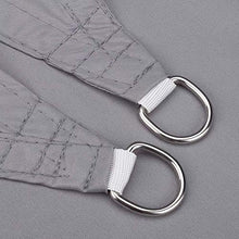 SUOXLN Vela Ombreggiante Grigio Quadrata 2.5x3.5m 95% Protezione UV Impermeabile Tenda a Vela Traspirante per Pergola,Backyard con Kit di Fissaggio e Installazione