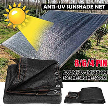 Homeilteds Anti-UV Parasole Net Esterna del Giardino Solare Sunblock Ombra Panno Netto delle Piante della Serra di Copertura Car Cover Shading Tasso Woven (Color : 2X4M 8pin)