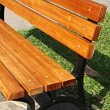 Panchina da Giardino panchina da Giardino panchina da Giardino, Sedile in Metallo ghisa da Giardino 2-3 posti per Esterni, Sedia da Veranda in Legno massello anticorrosivo Resistente agli Agenti ATM