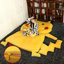 Pieghevole Materasso Futon Tatami Bed Portatile Residenza Studentesca Materasso Letto Futon Tappetino per Bambini, Giallo,Regali di Halloween, Natale, Capodanno / 150x200cm