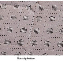 Materasso Futon Trapuntato Spesso in Stile Giapponese da 5 cm, Materasso Futon Tatami Materasso su Misura Cuscino per Materasso Pieghevole da Letto dormitorio, Yoga, Grigio, 135 * 200 cm