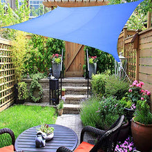 Ombreggiante Rettangolo,Tenda A Vela Parasole - Protezione Solare E Impermeabile Traspirante Blocco UV Tende Da Esterno A Vela Per Esterno Patio Giardino Prato Pergola Decking,2 * 5m