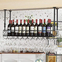Unknow Portabottiglie Portabottiglie, Portabottiglie Portabottiglie Appeso Portabottiglie Calice Portabottiglie Bicchiere Calici Organizer Asciugatrice per Cucina Domestica Bar Pub Giardino Ristora