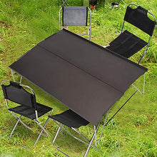 Tavolo da campeggio portatile, tavolo da barbecue pieghevole singolo in lega di alluminio leggero da escursionismo all'aperto pieghevole tavolo da pranzo da picnic per picnic all'aperto, barbecue