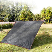 XIAOXIAO Rete ombreggiata Parasole Mesh-10 Pin Crittografia Ispessimento Tenda Termica Tessuto per Protezione Solare Casa Balcone Giardino Auto Fiore Tenda da Sole Nero (Size : 3x10m)