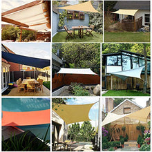 TRITTHOCKER Tenda a Vela, in Poliestere Oxford Stoffa Impermeabile, Patio con Giardino Piscina Vela Tenda,4x4x5.7m