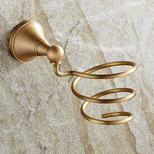 AGGF Mensola per Bagno Mensola per asciugacapelli da Parete in Rame Mensola per Bagno Mensola per asciugacapelli Antico