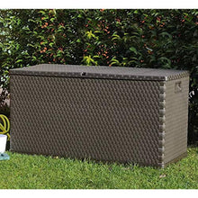vidaXL Baule da Giardino 420 L Marrone in PP Cassapanca Cassa Contenitore Box