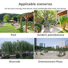 Panchine da giardino in metallo da 47 pollici per esterno mobilia del patio del portico del parco, panche dritte in ghisa massello con schienali, riposo sedie attesa panchine per parco