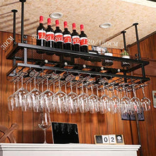 Leifeng Tower Classico Wine Rack Europeo Bar Hanging Rack, Nero/Bronzo Ferro battuto Altezza Regolabile Bancone Raffreddamento del Vino, può Appendere Bicchieri di Vino Multipla (Color : Bronze)