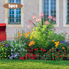 Recinzione del Giardino più Nuovo di Stile retrò, 5pcs Paesaggio Ruggine Proof Plastic Decoration Garden Border Border, Design con antigelo Fences Protective Fences Barriera Bordatura per Fiore
