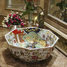 Jgophu Lavandino in ceramica da appoggio in stile retrò per arte cinese