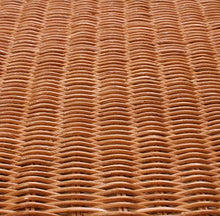 Mendler Baule Panca Contenitore M92 Rattan 44x88x51cm con Cuscino Colore Legno