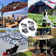 Staffa Fissaggio ombrellone Staffa per Ombrellone da Pesca Accessori Portacanna per Barche in Alluminio 2 Pezzi Portaombrelli Regolabile Ombrellone Grigio Supporto per Balcone Parasole da Pesca