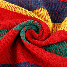 Your's Bath Amaca da Giardino in Cotone da Esterno per Matrimoniale 270 x 150 cm con Ganci e Corde e Alta Qualta' Fino a 200KG con Borsa per Giardino Casa Outing (Rosso)
