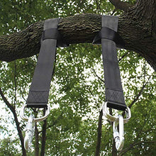 Fencelly - Kit di cinghie per dondolo con albero di sicurezza, per esterni, facile installazione per amache, pneumatici e piattini