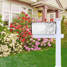 Copertura magnetica per cassetta postale in marmo oro rosa, design unico, per decorazione giardino, cortile, dimensioni standard, 53 x 45 cm