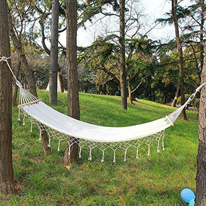 NICEME Camping Amaca Giardino Amaca Ispessite Tela Resistente Hammock Portatile per Attaccatura di Corsa, Spiaggia, Backyard