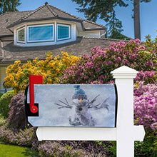 Invernale pupazzo di neve fiocco di neve cassetta postale copre magnetico grande casella postale avvolge giardino cortile decorazione casa dimensioni oversize 64,8 cm x 53,3 cm