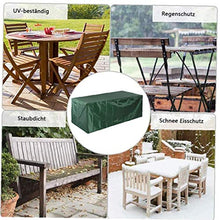 Giardino di copertura di mobili di protezione rettangolare in poliestere impermeabile resistente Meteo per Outdoor Patio Verde