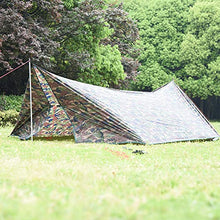 Fdit Teloni Impermeabili per Tende da Campeggio, teloni Esterni per Tende con Protezione UV, Tenda da Sole da Giardino, Parasole, Amaca, Pioggia, Tenda da Giardino, Camouflage 400 x 300 cm