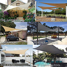 BXY Tenda A Vela, Tende da Sole Impermeabile, Protezione Raggi 90% UV Vela Parasole Ombreggiante, Adatto per Esterni, Terrazza, Giardino, Prato (2.5X3M),O