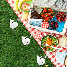 TOYANDONA 4Pcs in Acciaio Inox A Forma di Balena di Clip Tovaglia Pesi Ganci della Copertura di Tabella del Supporto Morsetti per La Cucina Giardino Partito Picnic Decorazioni