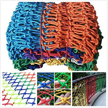 WOSHUAI Safety Net Corda, Protettivo Rete Intrecciato Maglia reti variopinte Decor, per Balcone Banister Giochi Stair Indoor Decorazione Esterna,2 * 2(6.6 * 6.6ft)