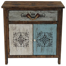 Mendler Serie Vintage Como cassettiera Legno Stile Spagnolo Modello Funchal 40x80x84cm