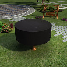 Dreamsbox Copertura Tavolo Rotondo da Giardino Telo Copri Tavolo Sedie Mobili Copertura Tavolo Esterno Copertura Mobili Esterno Resistente allo Strappo Impermeabile Telo Oxford - 200x94cm