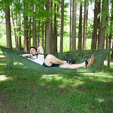 FTVOGUE - Amaca da campeggio doppia/singola e portatile, con zanzariera, per viaggi, campeggio, escursioni, cortile (01)