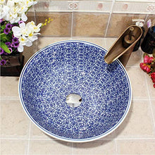 Artigianale in Porcellana Fatto a Mano Europa Vintage Lavabo Lavabo in Ceramica Lavabo Art Counter Bacino da Bagno Ciotola Ciotole