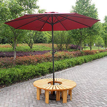 outdoor product Panca da Giardino Rotonda da Esterno,Anticorrosivo Legno Massello Cortile Balcone Panchina Panchina Albero Sgabello,per Prato/Canale di Lavoro/Panca Decorativa