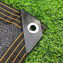 WQZF Rettangolo Nero Rete Ombreggiante,per Sport Giardino Protezione Antivento Piscina Coperta Protezione UV Idratante E Antivento,5x6m(16 * 20ft)
