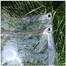 GONGSI Tarpaulin in PVC Impermeabile, Telo Resistente con Occhielli, Foglio di Tela Spessa per Tenda da Tenda da Tenda da Esterno da Patio da Esterno, 50 Dimensioni (Colore : Clear, Size : 1.6x9m)