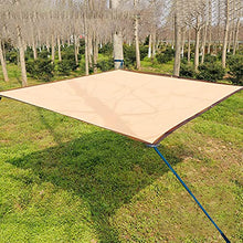 Telo Ombreggiante Beige Telo Parasole Sail, Rettangolo Grande Rete Solare per Balcone/Pergolato/Piante, Yard Patio Schermo per la Privacy del Recinto del Parabrezza (Size : 5mx8m)