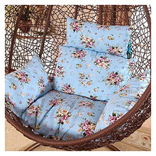 Cuscini da esterno per sedie da giardino Mobili da esterno patio in vimini cesto appeso sedia a dondolo cuscino a goccia a goccia cuscino per sedia a sdraio cuscini per sedia a sdraio (colore: blu)
