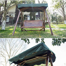 HLZY Grande aliante all'aperto con Supporto, Sedie a Battente all'aperto per Adulti, Giardino in Legno Swing Swing Swing Seden Banco Perfetto per Patio, Giardino