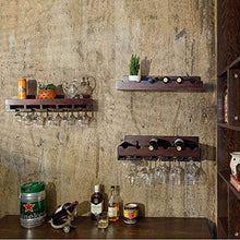 LHQ-HQ Wine Rack Parete in Legno massello pensile Vino della casa Vivente Mensola Camera cremagliera enoteca Vino Rack Cucina pensile cremagliera in Legno massello