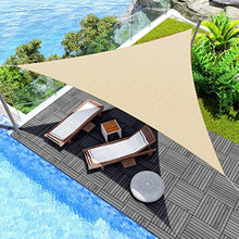 Tenda a Vela Triangolare, Impermeabile Traspirante Protezione Raggi UV Vela Ombreggiante per Esterno Terrazza Giardino Campeggio Balcone Cortile Patio Shack