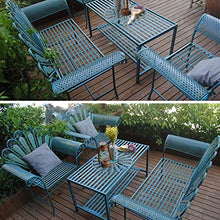 Panca da giardino per esterni, sedia in metallo, mobili da giardino, decorazione per terrazza, salotto da balcone, panca con schienale in vecchio artigianato, Panchina portico in ghisa