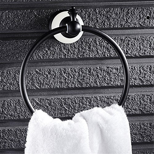 MBYW Portasciugamani Moderno Portasciugamani Elegante per Il Bagno di Moda Portasciugamani/portasciugamani/portasciugamani in Rame Anticato Nero Antico pensili per Bagno/Stanza da Bagno