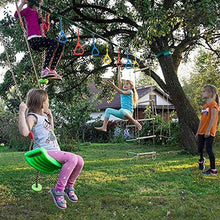 Anelli Swing Bar, Altalena per Bambini, 3Pcs Colorful Backyard Outdoor Gymnastics Ring, Monkey Ring, Climbing Ring And Obstacle Ring, Outdoor Indoor Handshake Climbing Ring