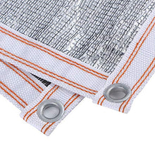 Rete ombreggiante Panno Ombreggiante Premium con Occhielli per Serra Tetto A Balcone - 99% Sunblock Riflesso Rete Ombra Alluminio, 150 G/M² (Size : 2x7M)