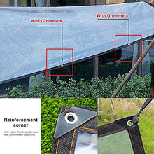 Telone da esterni Grande Telone Trasparente con Occhielli - Impermeabile Trasparente Antipioggia Copertura Della Pianta del Balcone, All'aperto Plastica Isolamento Strato di Tela Cerata, Addensare 0,1