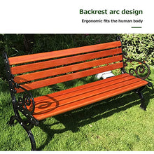 Panchina da Giardino All'aperto Panche da Terrazza per Tempo Libero, Panca da Patio Anticorrosione e Antiruggine Realizzata con Gambe in Alluminio e Legno Pino, Panca Spaziosa Comoda Facile Montare
